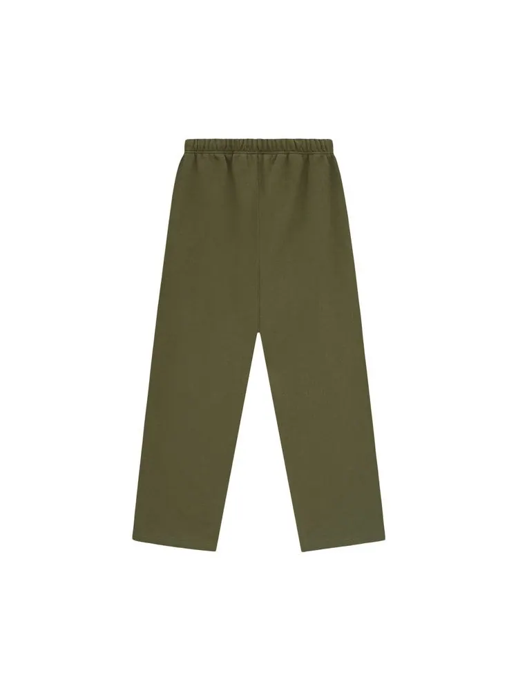 Спортивные брюки Fear of God Essentials Fleece Relaxed Sweatpant — изображение 2 из 2, оливковый