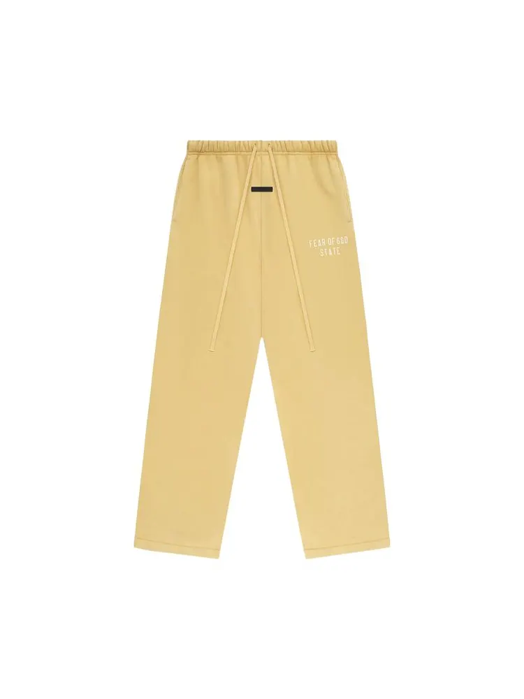 Спортивные штаны Fear of God Essentials Heavy Fleece Relaxed Sweatpant 'Amber' — изображение 1 из 2, янтарный