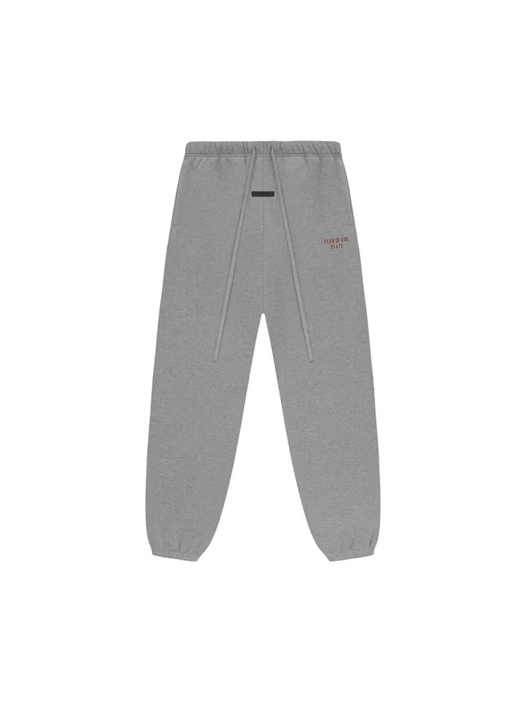 Спортивные брюки Fear of God Essentials Fleece Sweatpant Dark Heather — изображение 1 из 2, серый