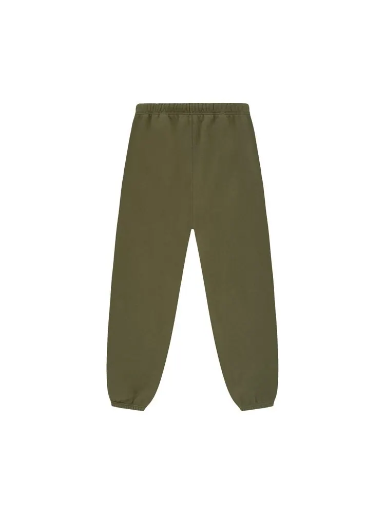 Спортивные брюки Fear of God Essentials Fleece Sweatpant Military — изображение 2 из 2, оливковый