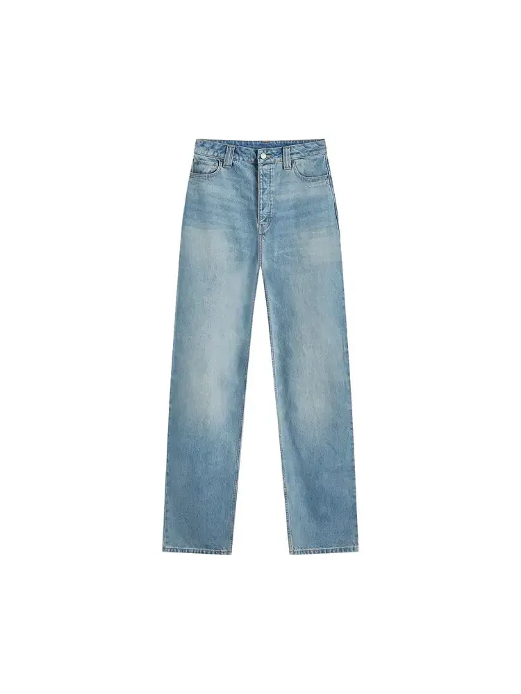 Джинсы прямого кроя Fear of God Essentials — изображение 1 из 1, синий