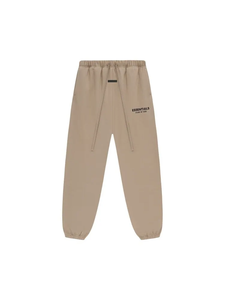 Спортивные брюки Fear of God Essentials Fleece Sweatpant Desert Sand — изображение 1 из 2, желто-коричневый