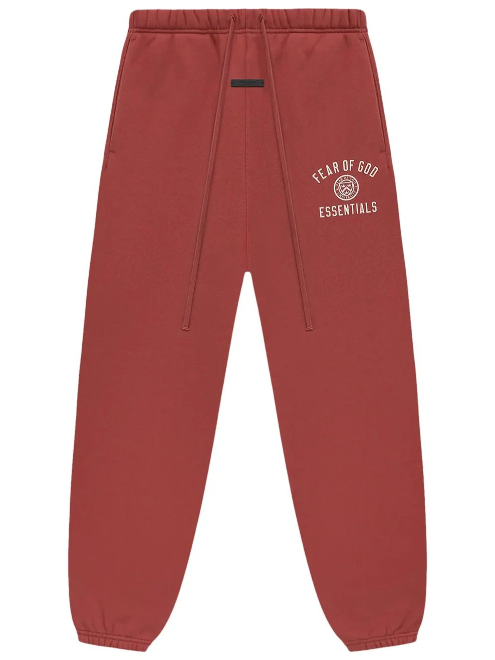 Спортивные штаны Fear of God Essentials Fleece Sweatpant 'Crimson Red' — изображение 1 из 2, красный