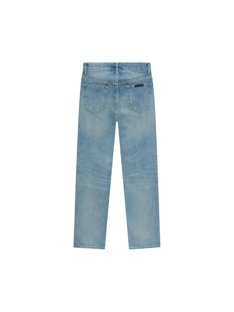 Джинсы Fear of God Essentials Denim 5-Pocket Jeans 'Vintage Blue' — изображение 2 из 2, винтажный синий