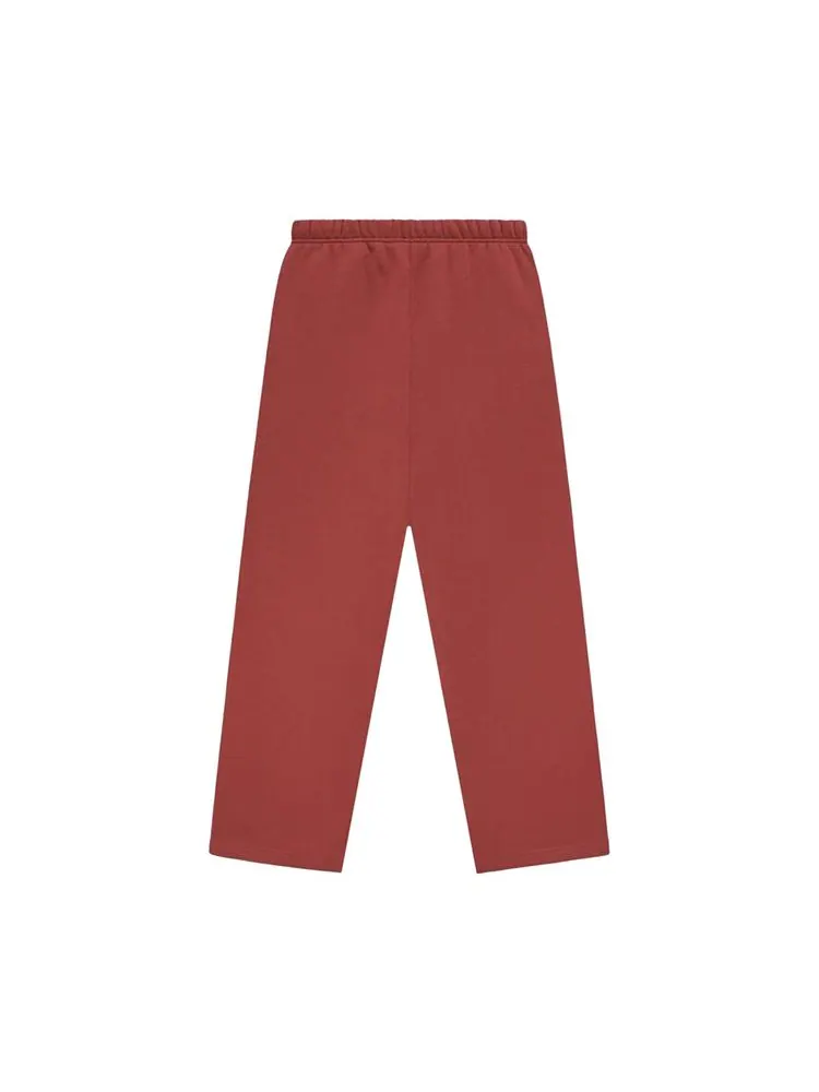 Спортивные брюки Fear of God Essentials Fleece Relaxed Sweatpants 'Crimson' — изображение 2 из 2, красный