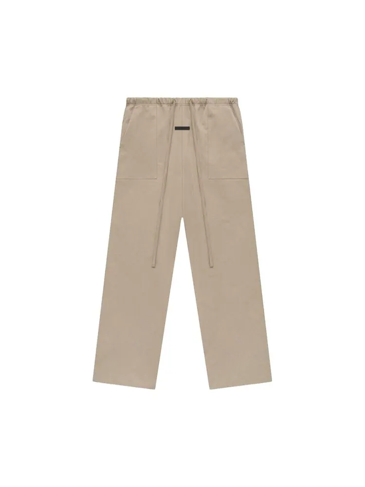 Брюки Fear of God Essentials Textured Nylon Utility Pants 'Desert Sand' — изображение 1 из 2, песочный