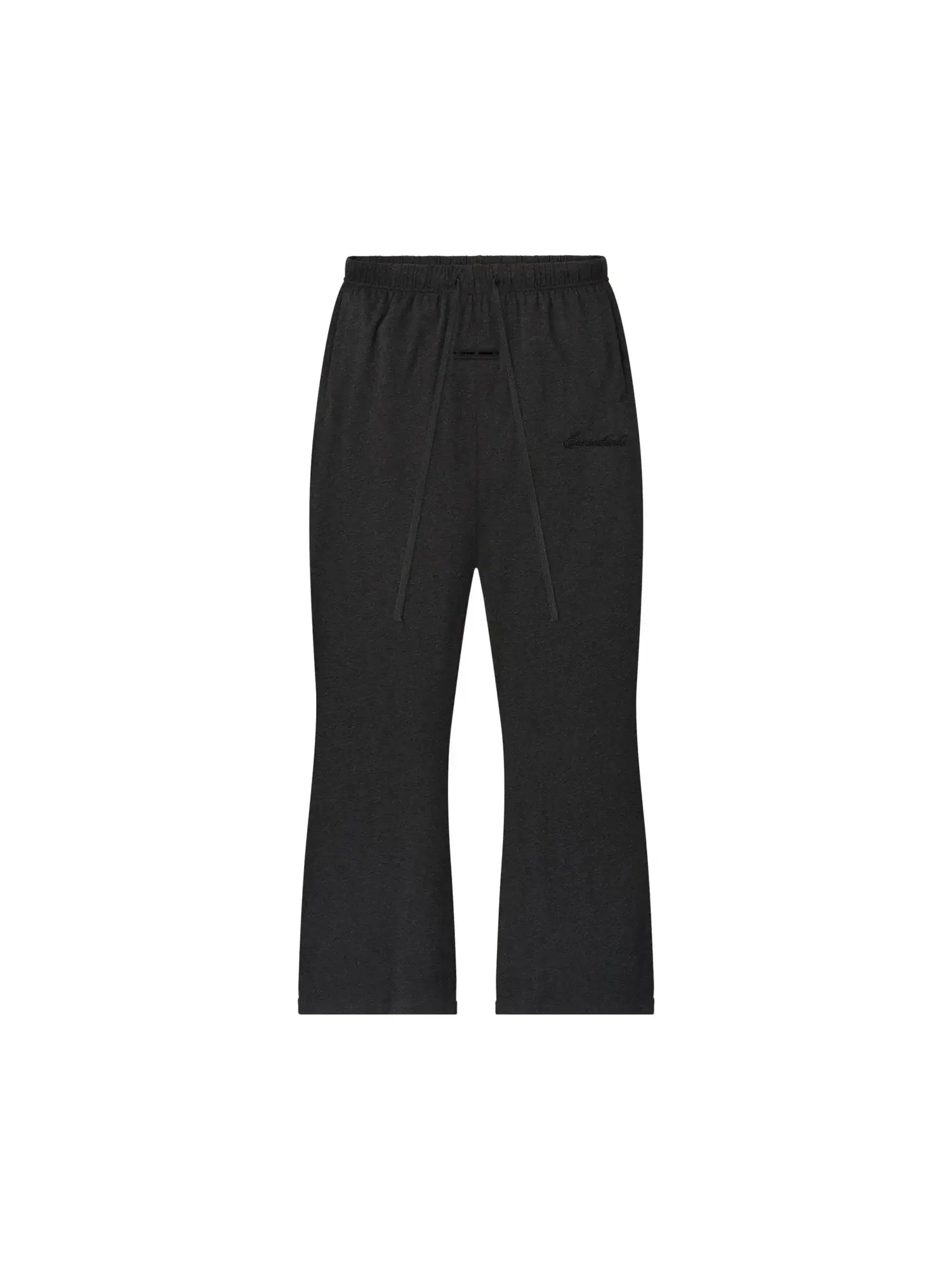 Спортивные штаны Fear of God Essentials Jersey Flare Sweatpant — изображение 1 из 1, винтажный черный