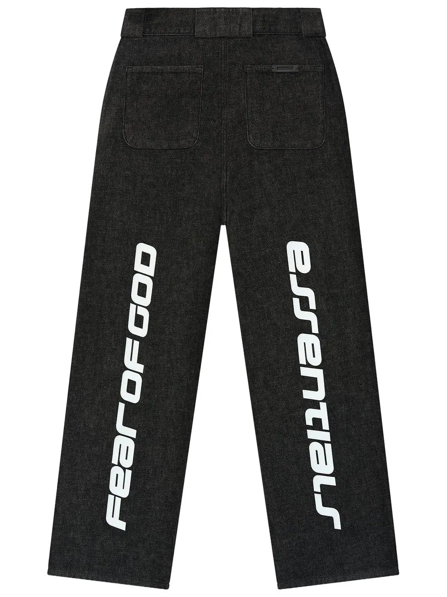 Рабочие джинсовые брюки Fear of God Essentials — изображение 2 из 2, черный