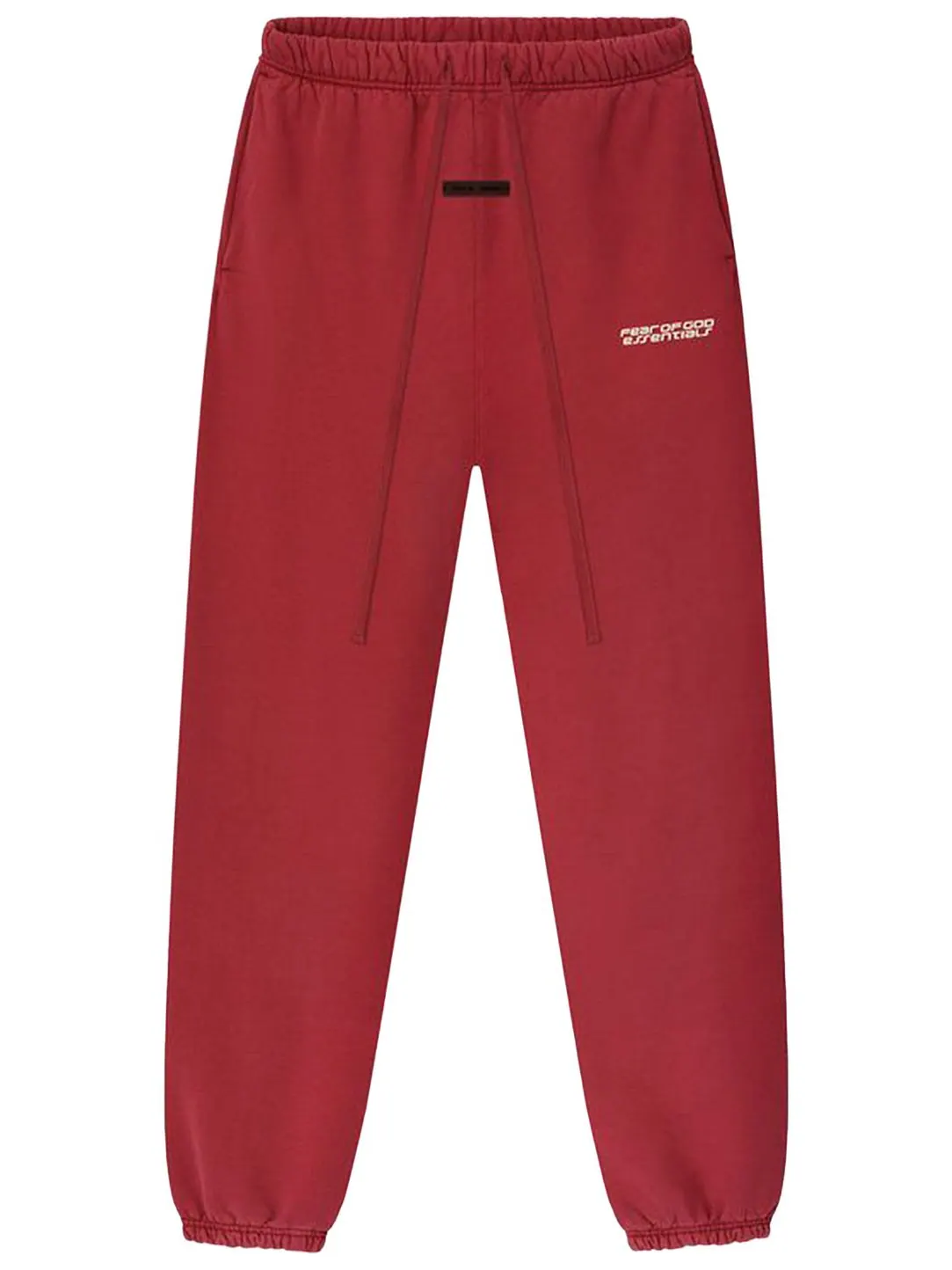 Спортивные штаны Fear of God Essentials Heavy Fleece Classic Sweatpant — изображение 1 из 3, красный