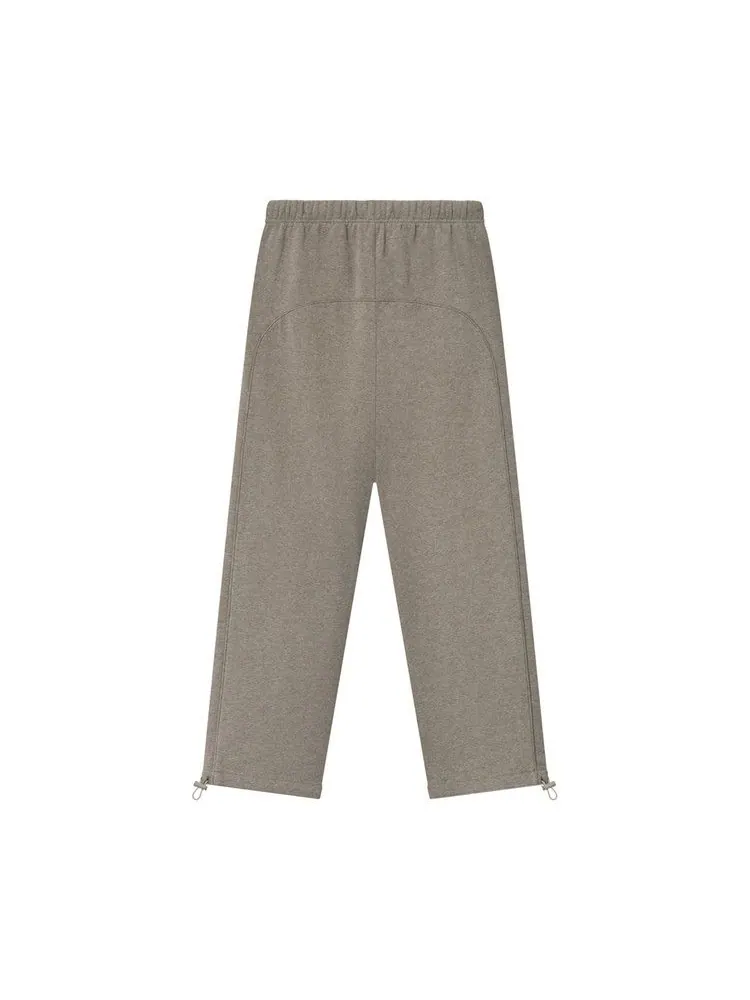 Спортивные брюки Fear of God Essentials Relaxed Fleece Sweatpant With Piping, Homestead Heather — изображение 2 из 2, бежевый