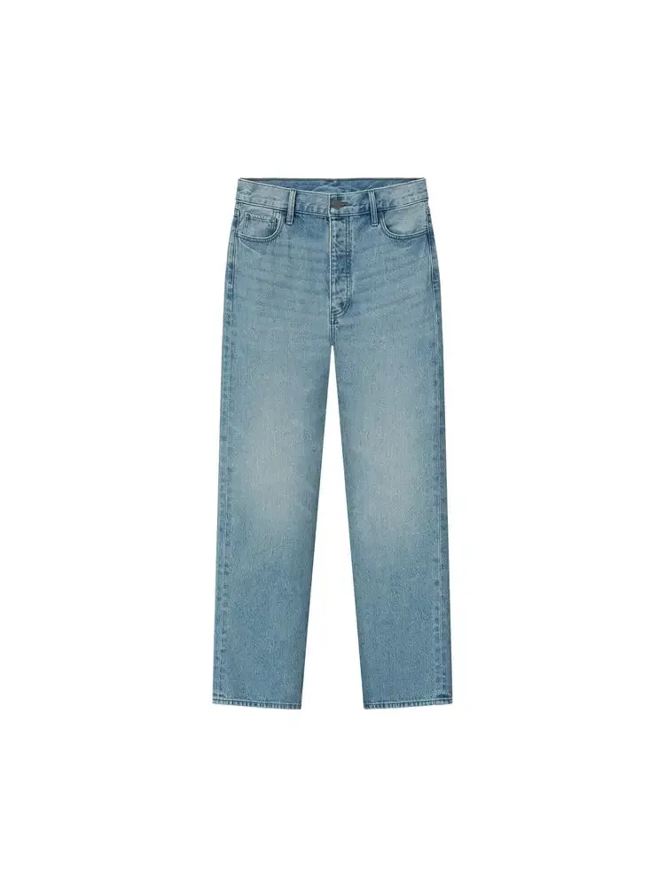 Джинсы прямые Fear of God Essentials Denim 5 Pocket Jeans — изображение 1 из 1, синий