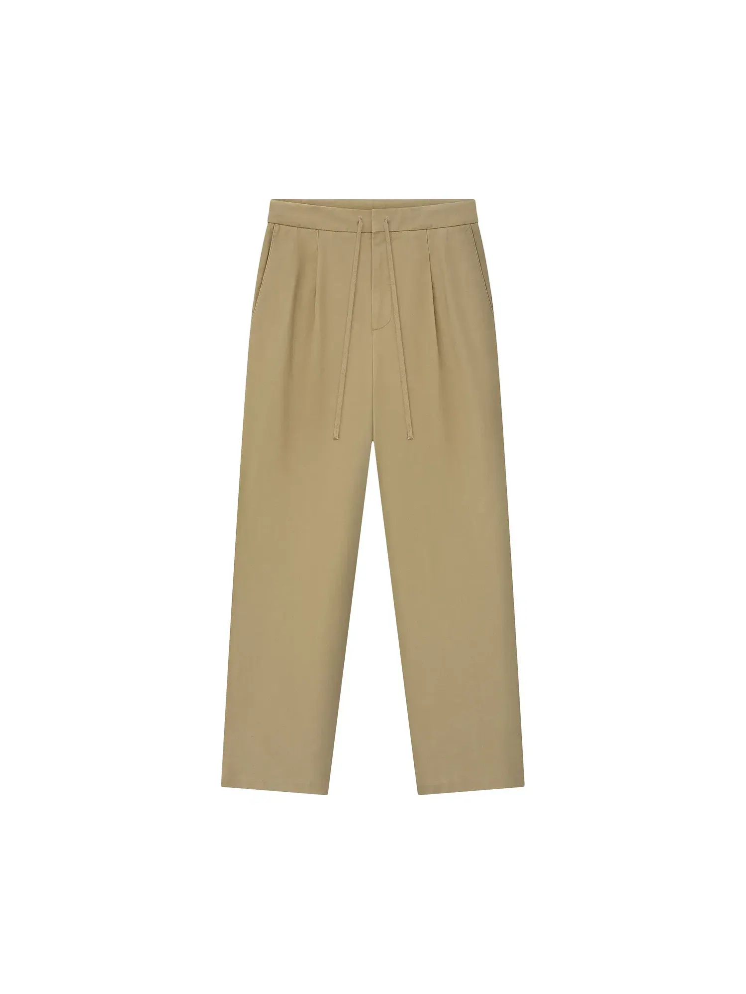 Брюки Fear of God Essentials из хлопчатобумажной парусины со складками спереди — 1