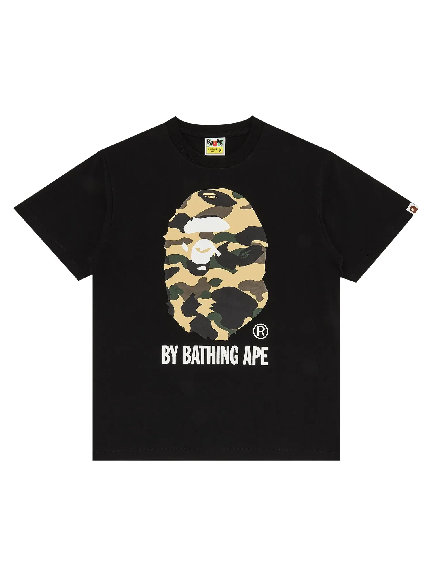 Футболка BAPE 1st Camo By Bathing Черная — черный