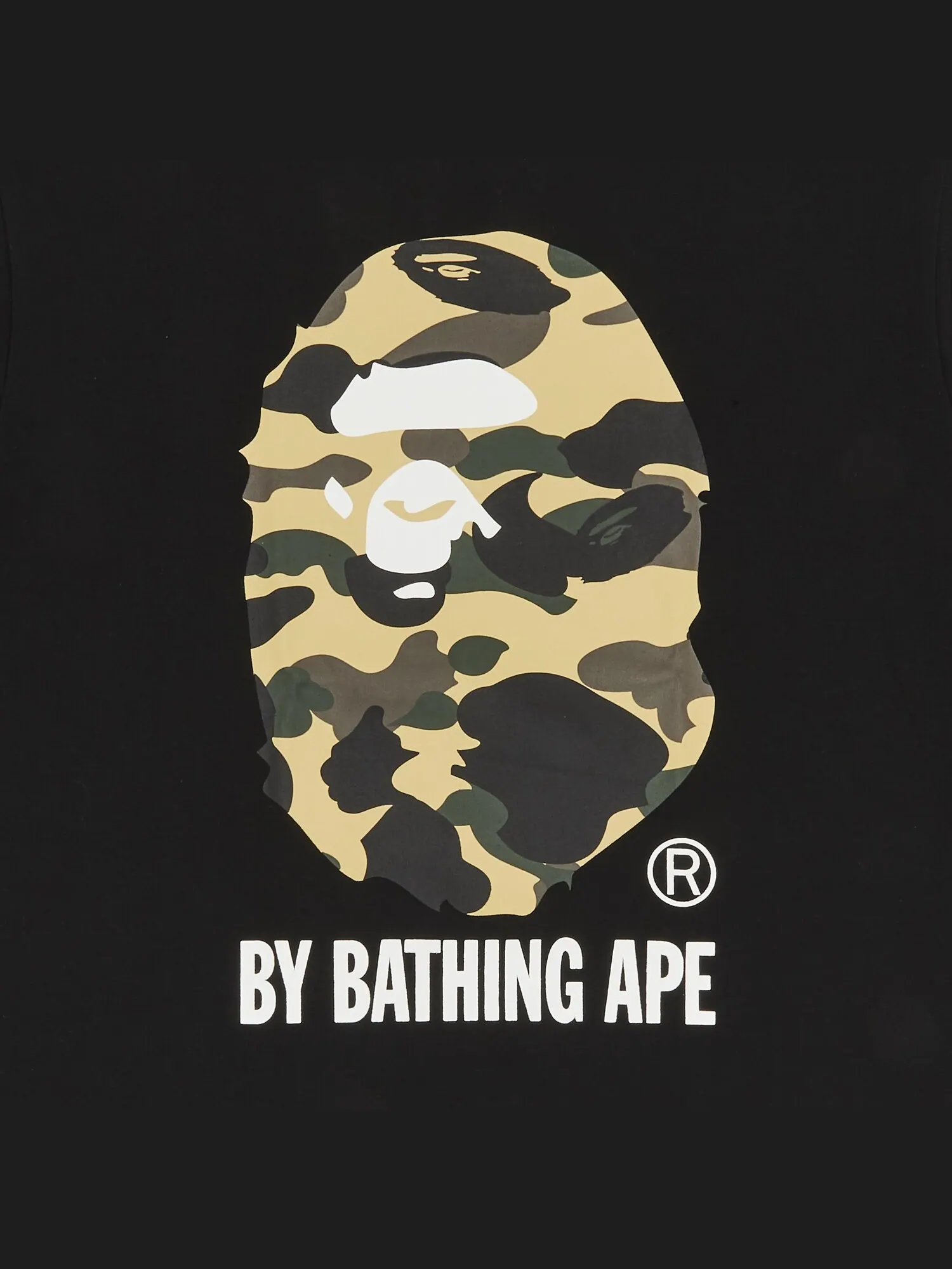 Футболка BAPE 1st Camo By Bathing Черная — изображение 3 из 3, черный