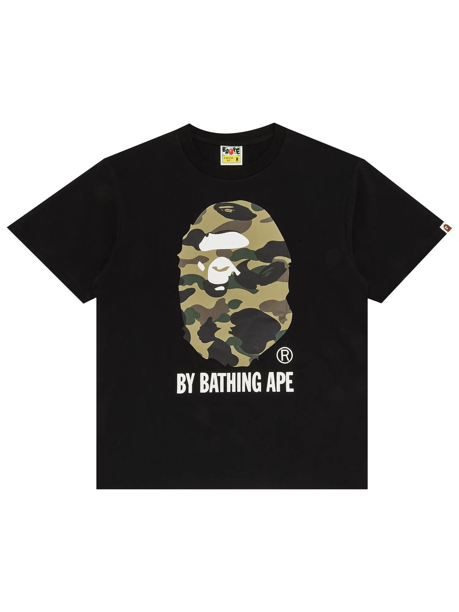Футболка BAPE 1st Camo By Bathing Черный/Оливковый — изображение 1 из 3