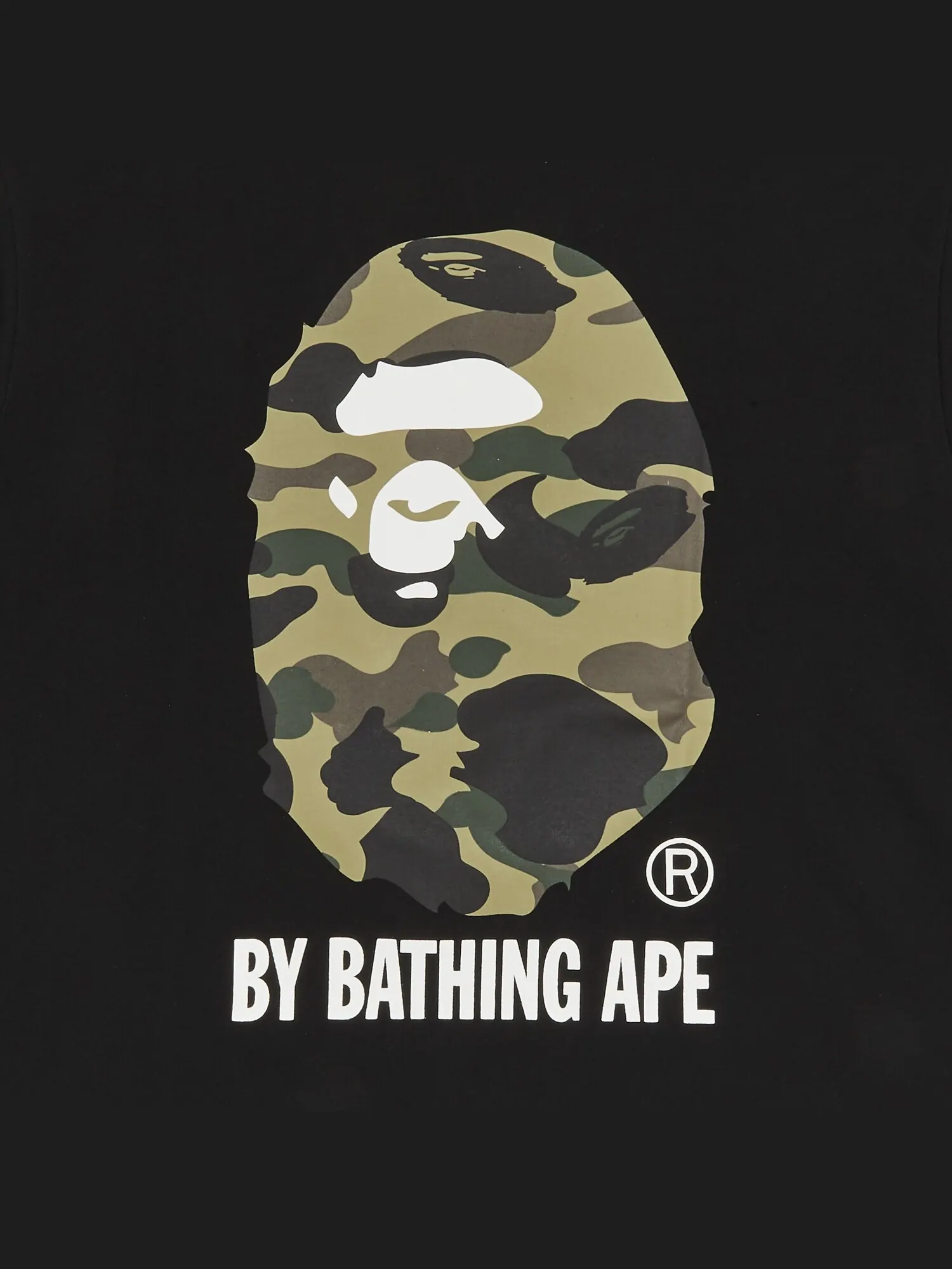 Футболка BAPE 1st Camo By Bathing Черный/Оливковый — изображение 3 из 3