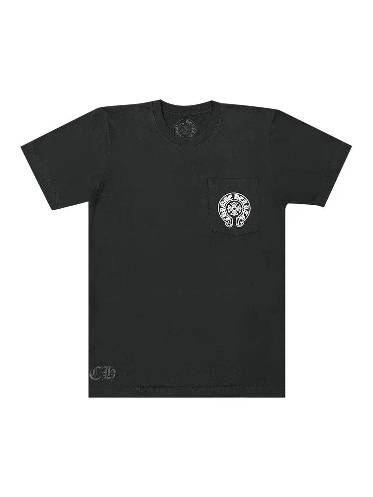 Футболка Chrome Hearts Beijing Exclusive Horseshoe Logo Pocket T-Shirt