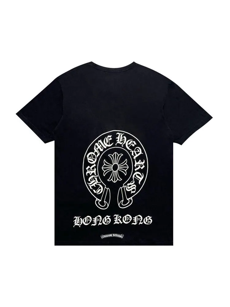 Футболка Chrome Hearts Hong Kong Horseshoe Pocket Tee — изображение 2 из 2, черный