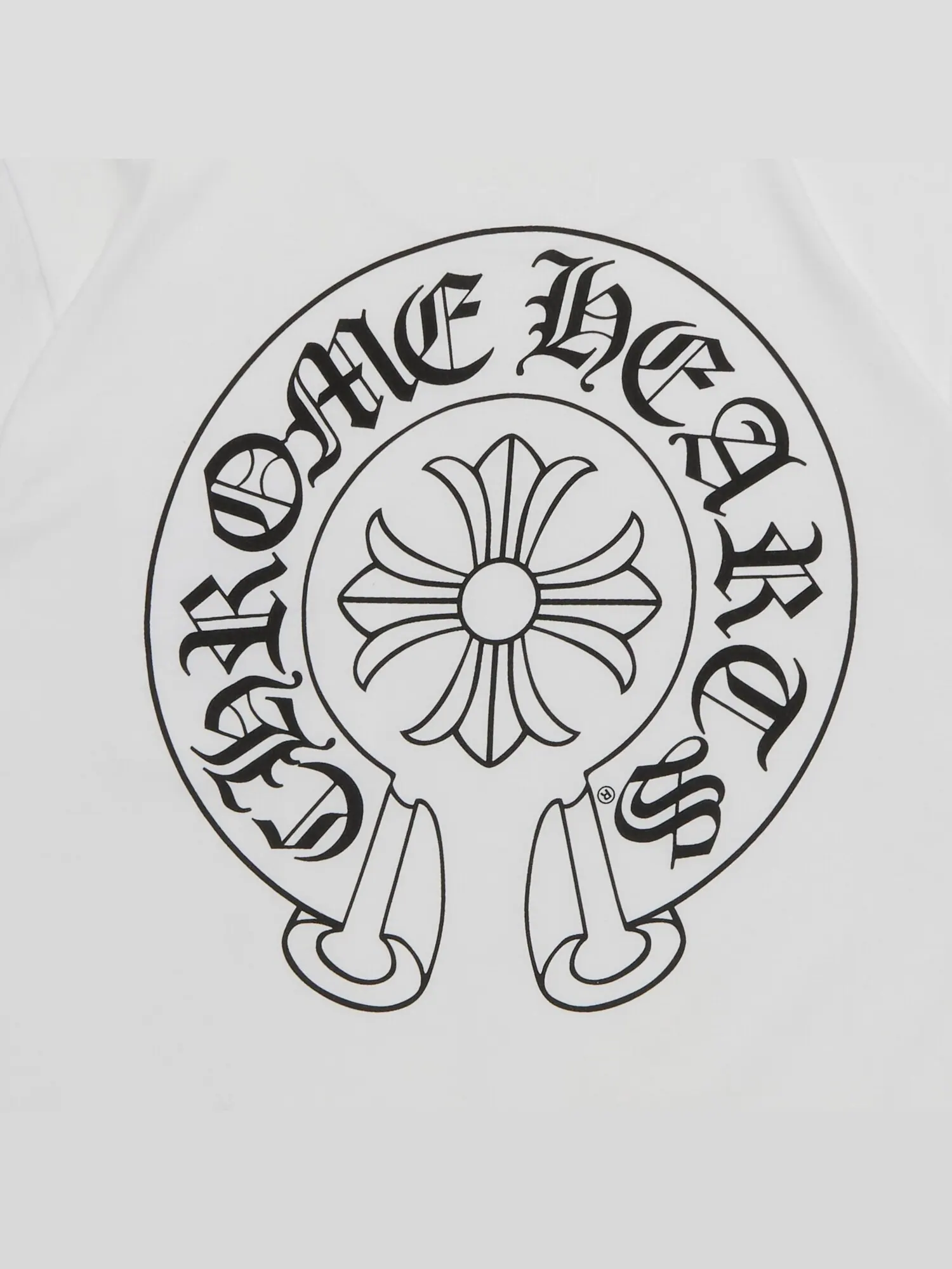 Футболка Chrome Hearts Horseshoe с карманами и логотипом — изображение 3 из 3, белый