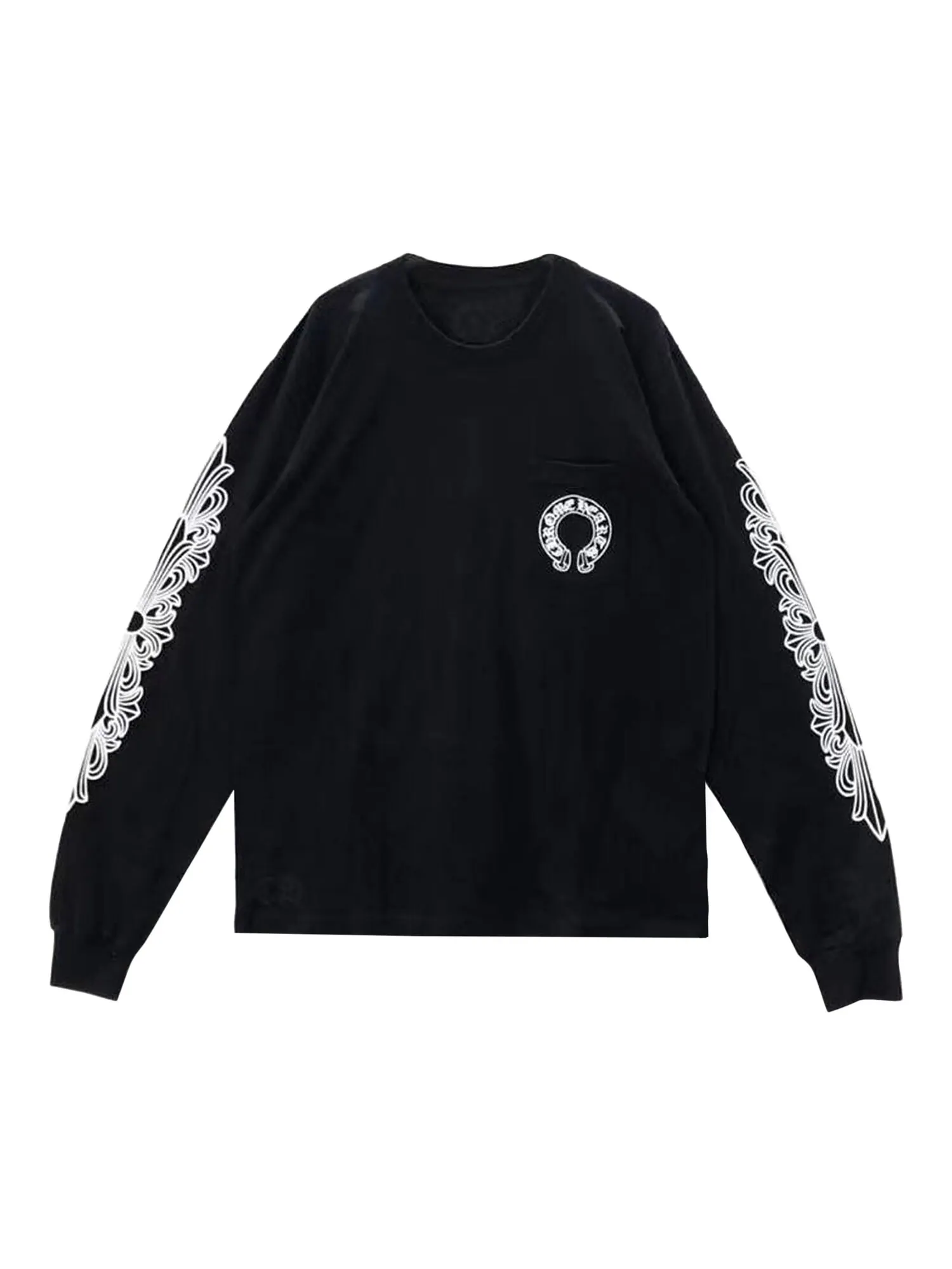 Футболка с длинными рукавами Chrome Hearts Horseshoe