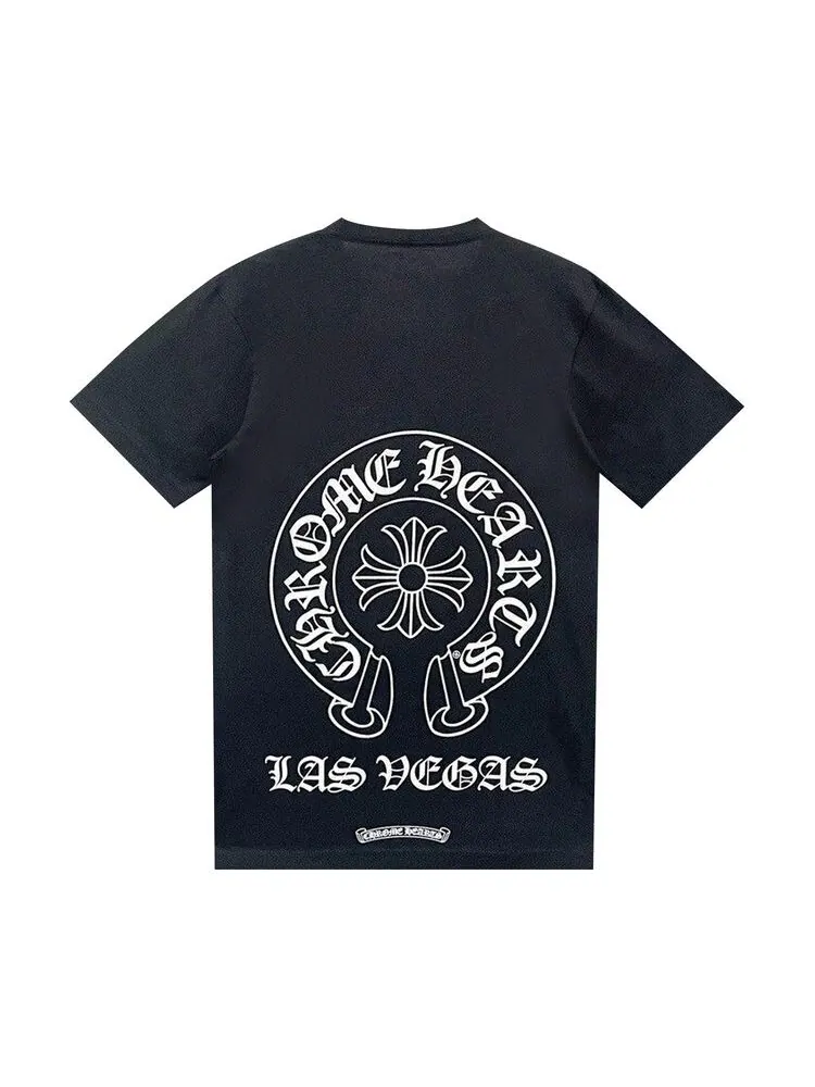 Футболка Chrome Hearts Las Vegas Exclusive Horseshoe Logo Pocket T-Shirt Black — изображение 2 из 2, черный