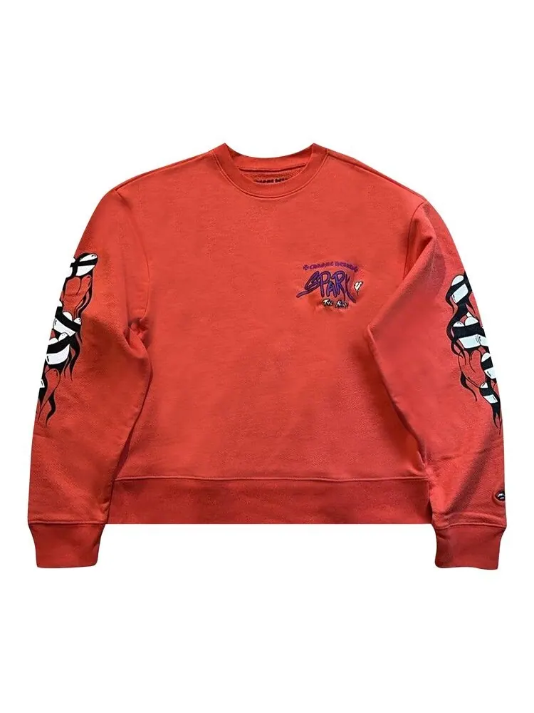 Толстовка Chrome Hearts Matty Boy Sadistic Lipstick Crewneck Red