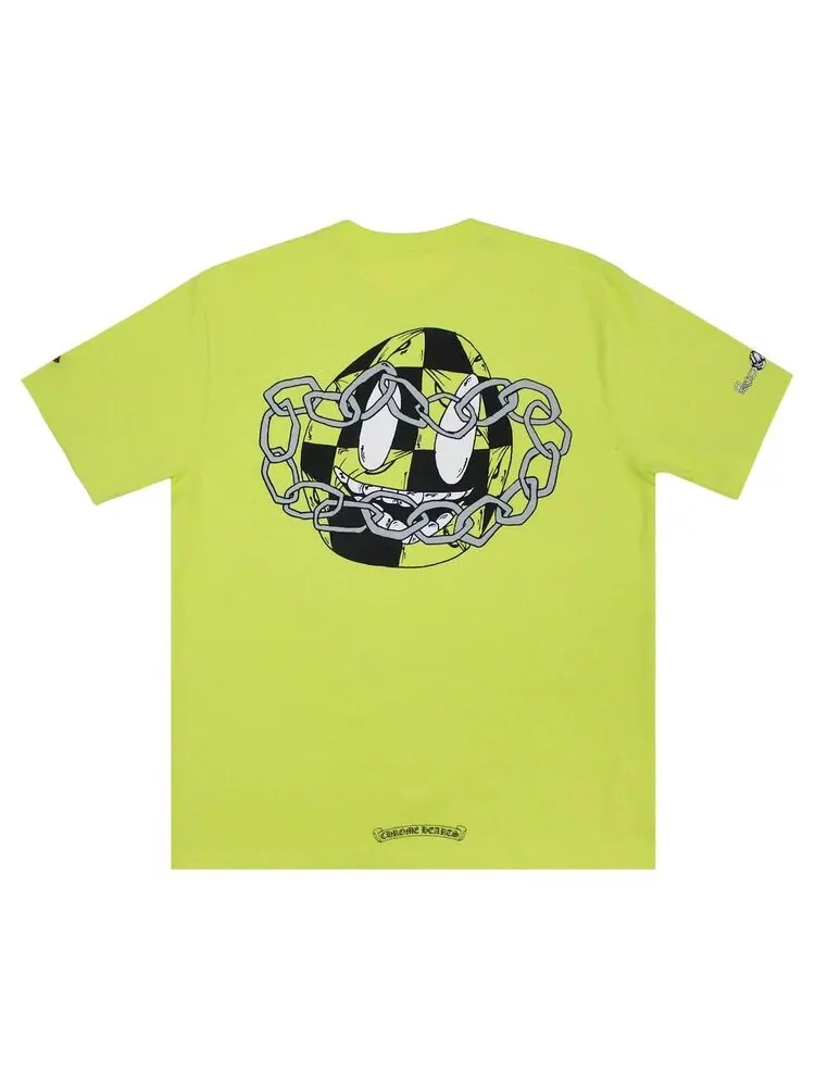 Футболка Chrome Hearts Matty Boy Link T-Shirt Lime Green — изображение 2 из 2, зеленый