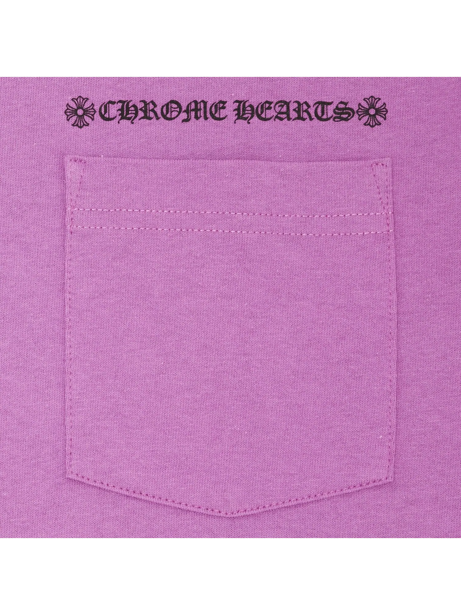 Футболка Chrome Hearts x Matty Boy Spider Web с надписью и карманом — изображение 3 из 3, фиолетовый
