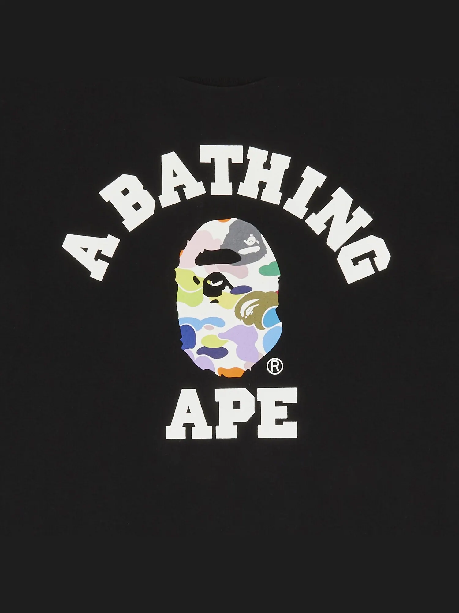 Футболка BAPE Multi Camo — изображение 3 из 3, многоцветный