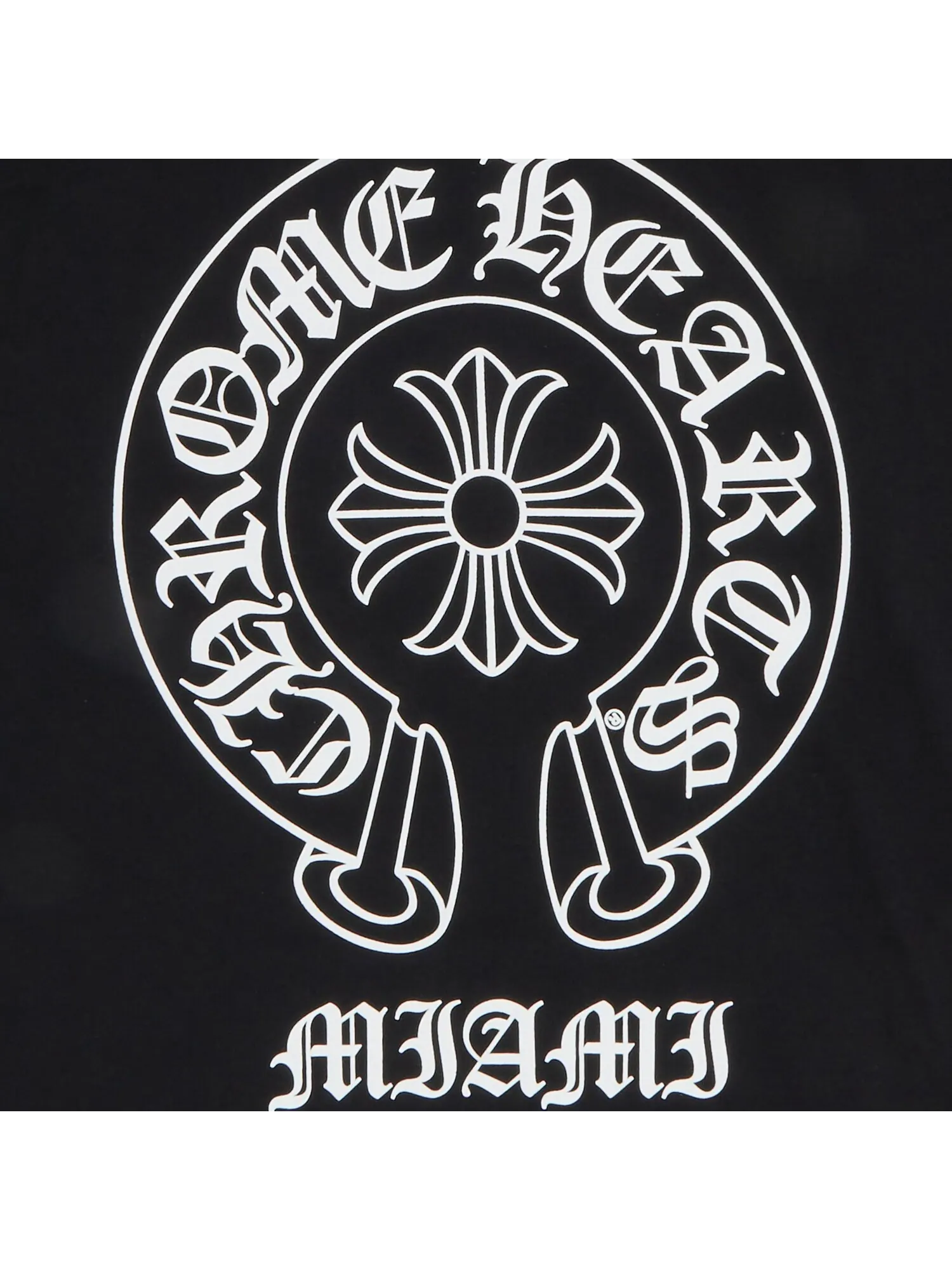 Эксклюзивная футболка с длинными рукавами Chrome Hearts Miami — изображение 3 из 3, черный/белый