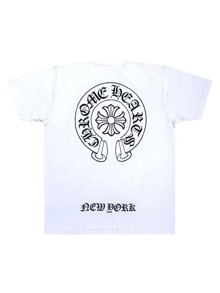 Футболка мужская Chrome Hearts с принтом на спине — изображение 2 из 2, белый