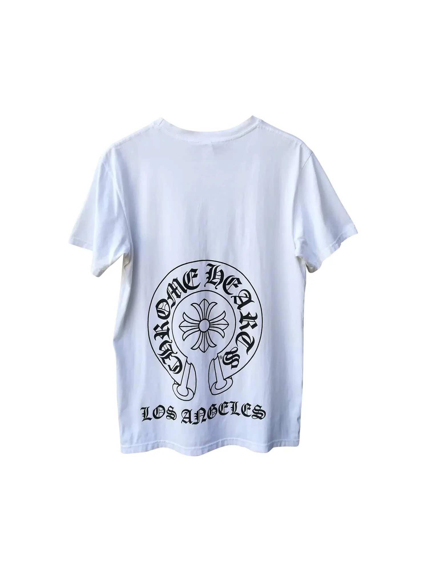 Футболка Chrome Hearts свободного кроя с карманом — изображение 2 из 2, белый