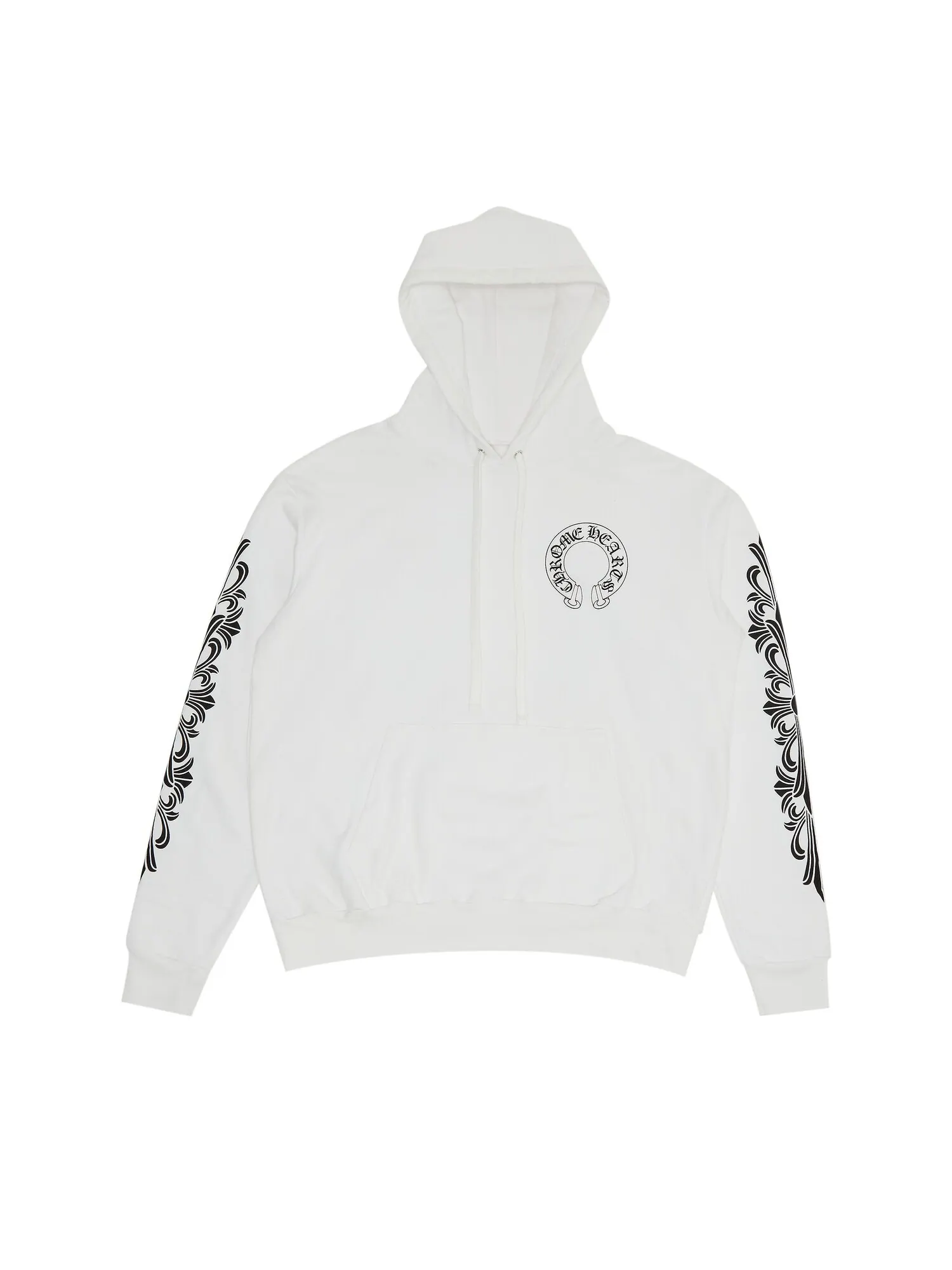 Худи Chrome Hearts с цветочным принтом Подкова