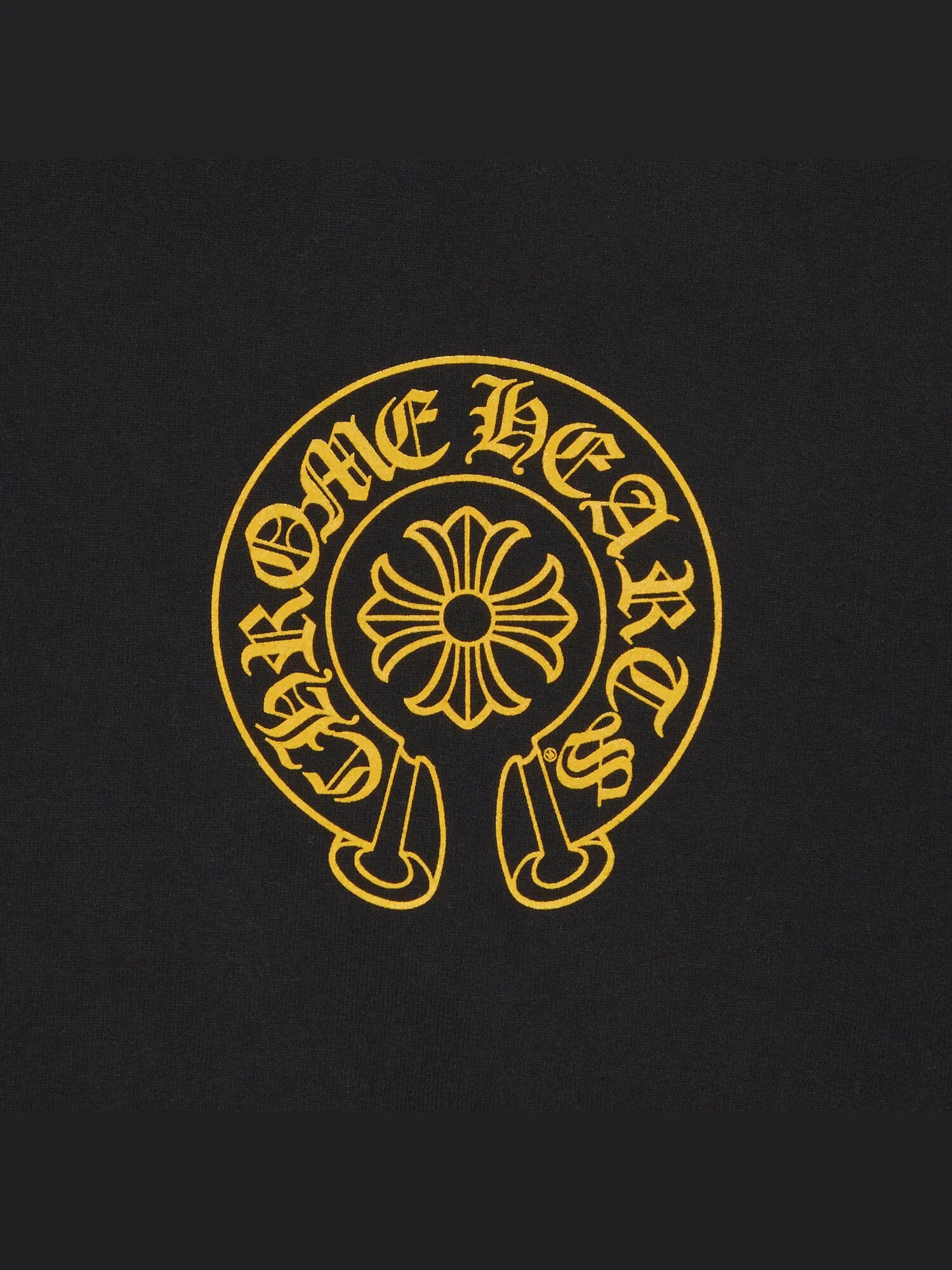 Эксклюзивная толстовка Chrome Hearts Online Черный/Желтый — изображение 3 из 3
