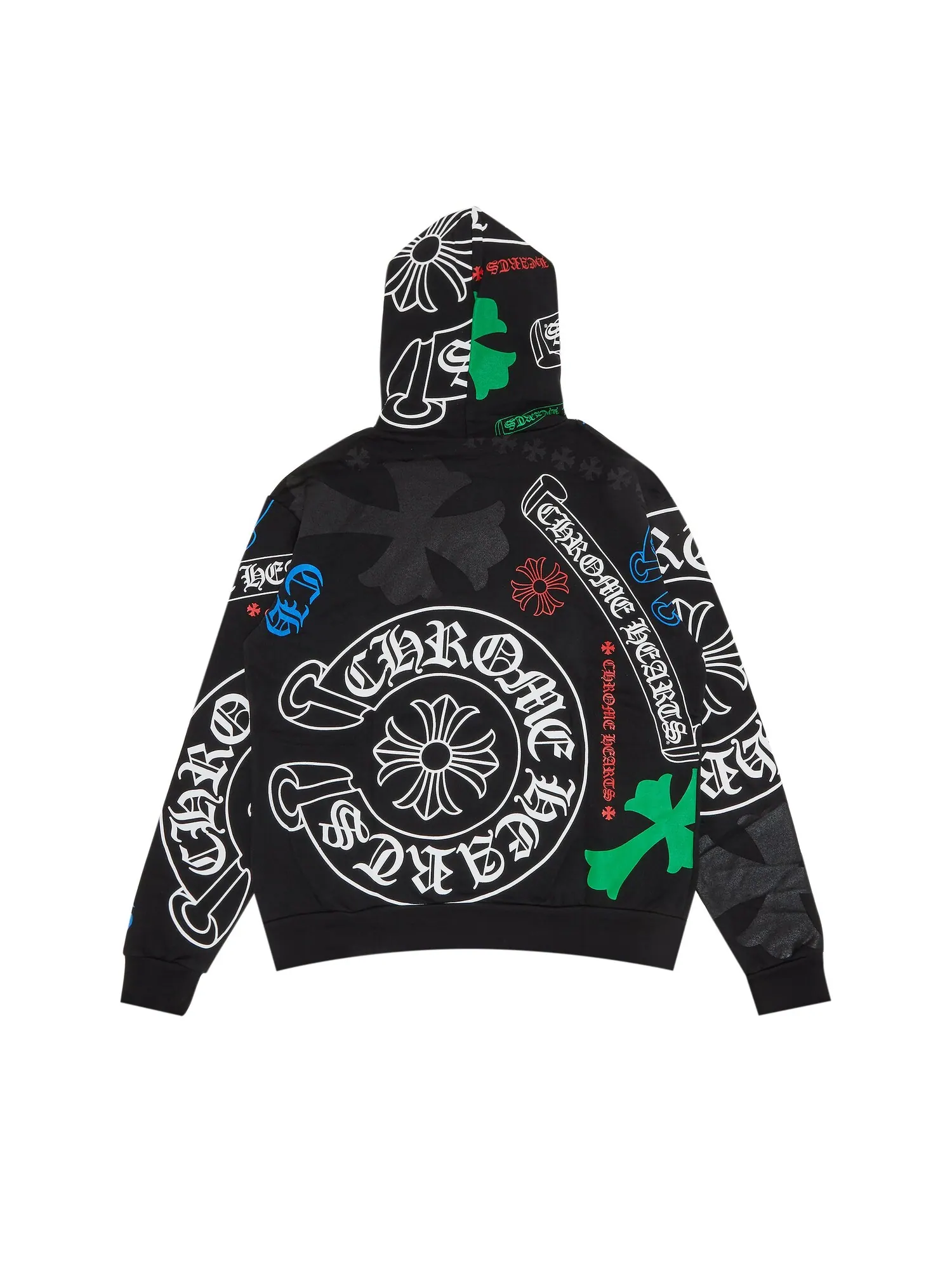 Худи Chrome Hearts Stencil — изображение 2 из 3, многоцветный
