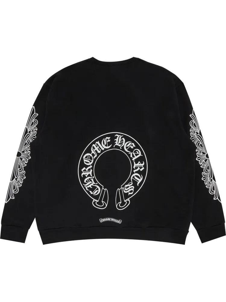 Свитшот Chrome Hearts Horseshoe Logo — изображение 2 из 3, черный