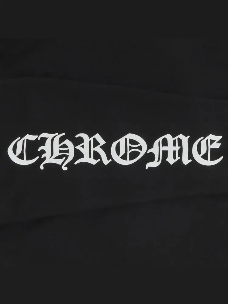 Толстовка Chrome Hearts Neck Logo Crewneck Sweatshirt 'Black' — изображение 3 из 3, черный