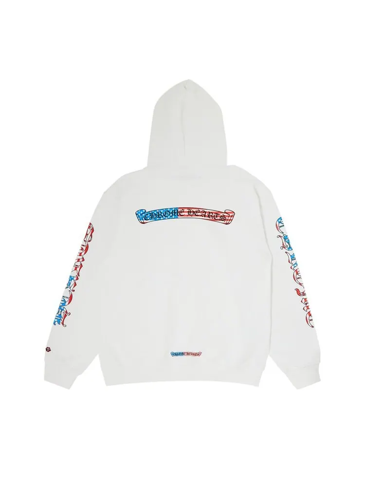 Худи Chrome Hearts x Matty Boy 4th Of July Hoodie 'White' — изображение 2 из 3, белый