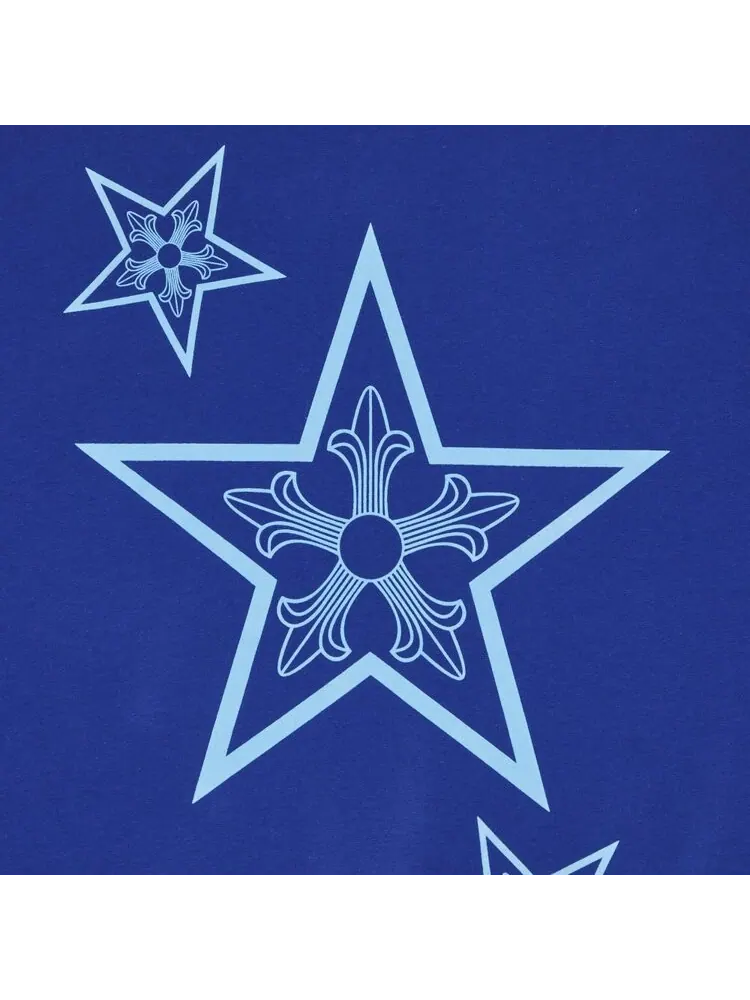 Рубашка Chrome Hearts Star Long-Sleeve Shirt 'Blue' — изображение 3 из 3, синий