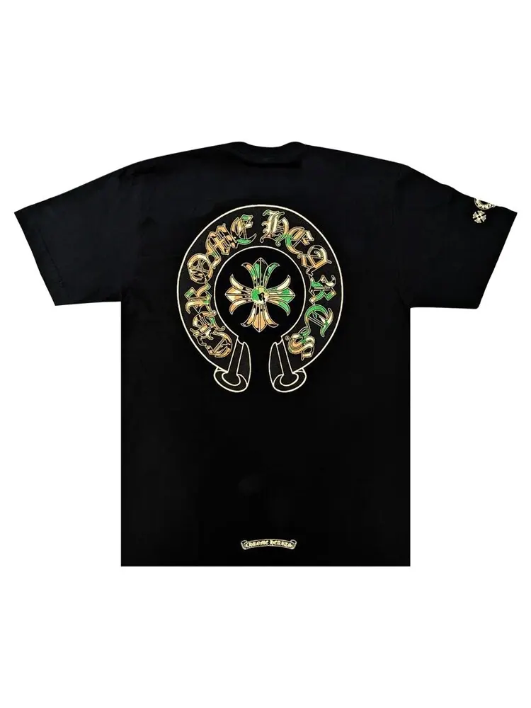 Футболка Chrome Hearts Horse Shoe Logo Pocket T-Shirt — изображение 2 из 2, черный
