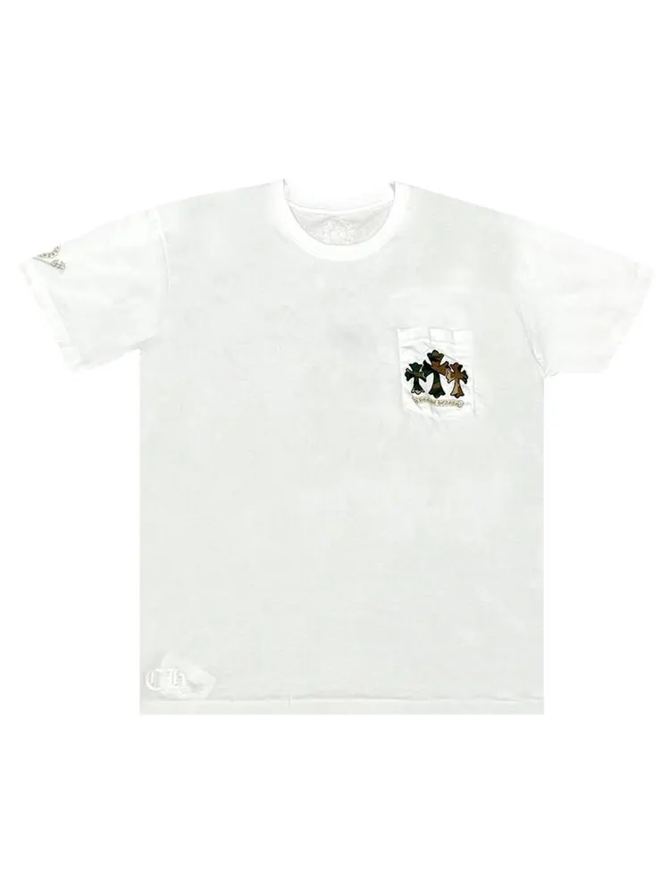 Футболка Chrome Hearts Horse Shoe Logo Pocket T-Shirt