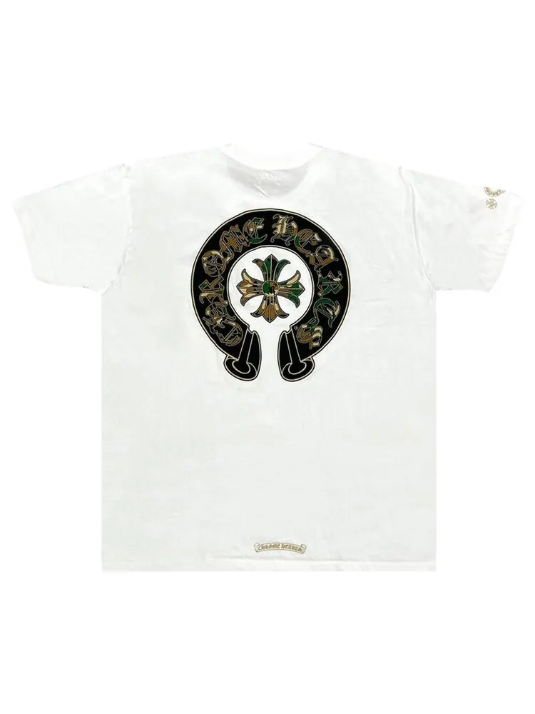 Футболка Chrome Hearts Horse Shoe Logo Pocket T-Shirt — изображение 2 из 2, белый