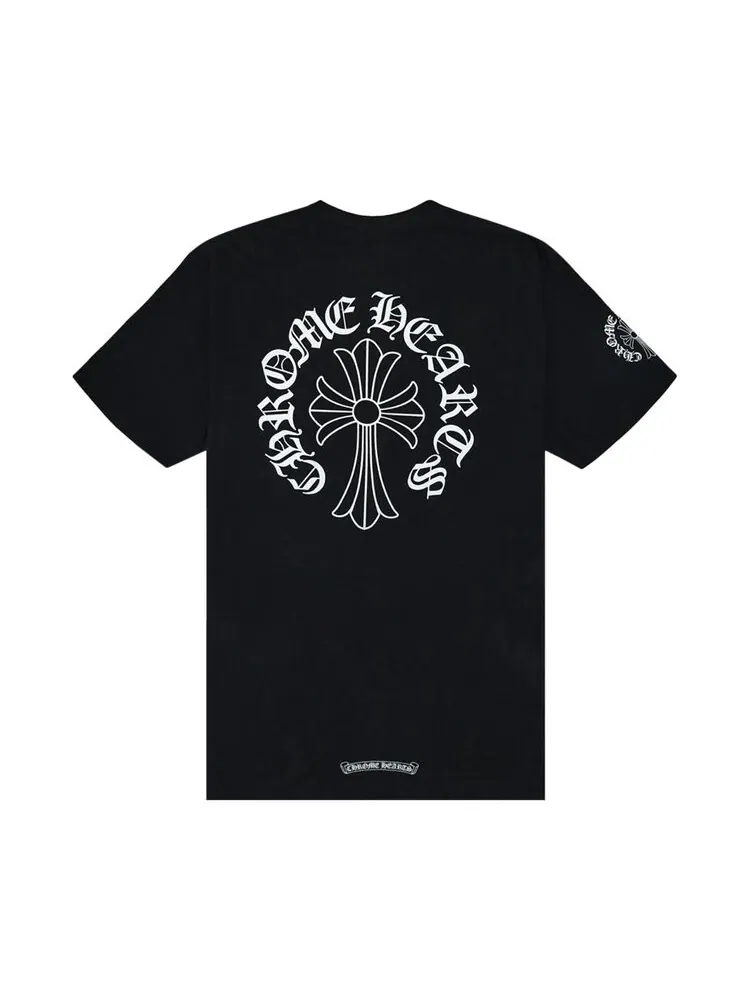Мужская футболка Chrome Hearts с нагрудным карманом — изображение 2 из 3, черный