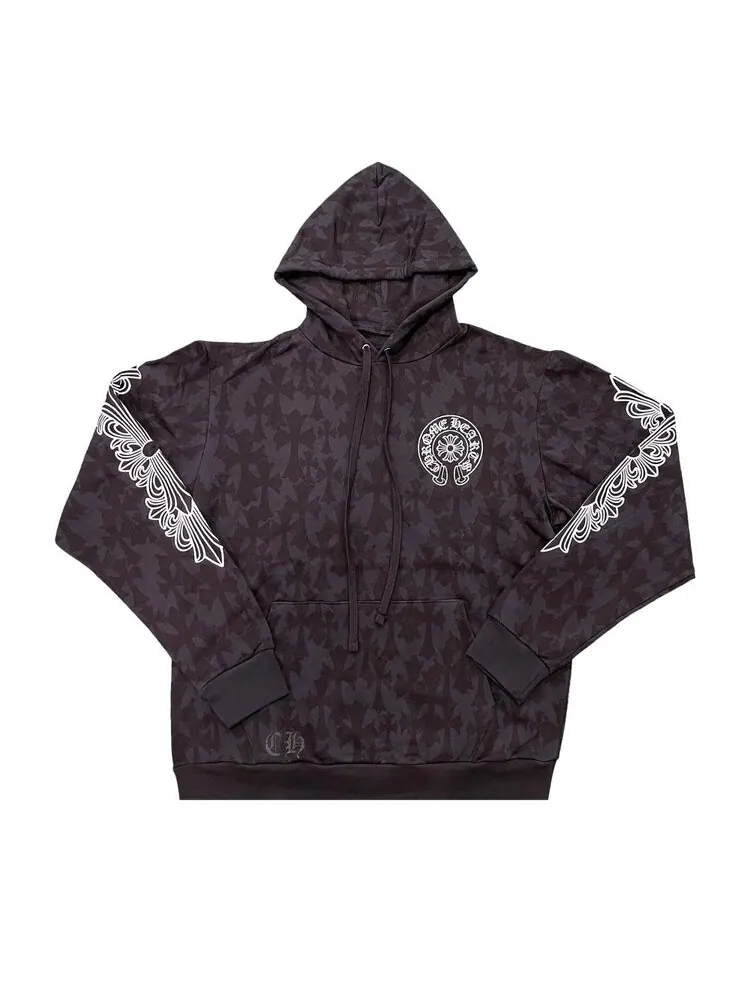 Худи Chrome Hearts Plus Cross All Over Print Hoodie