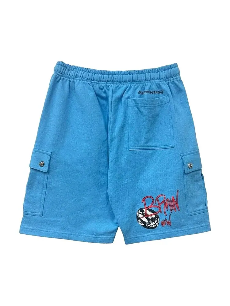 Спортивные шорты Chrome Hearts Blew Me Matty Boy Sweatshort — изображение 2 из 2, синий
