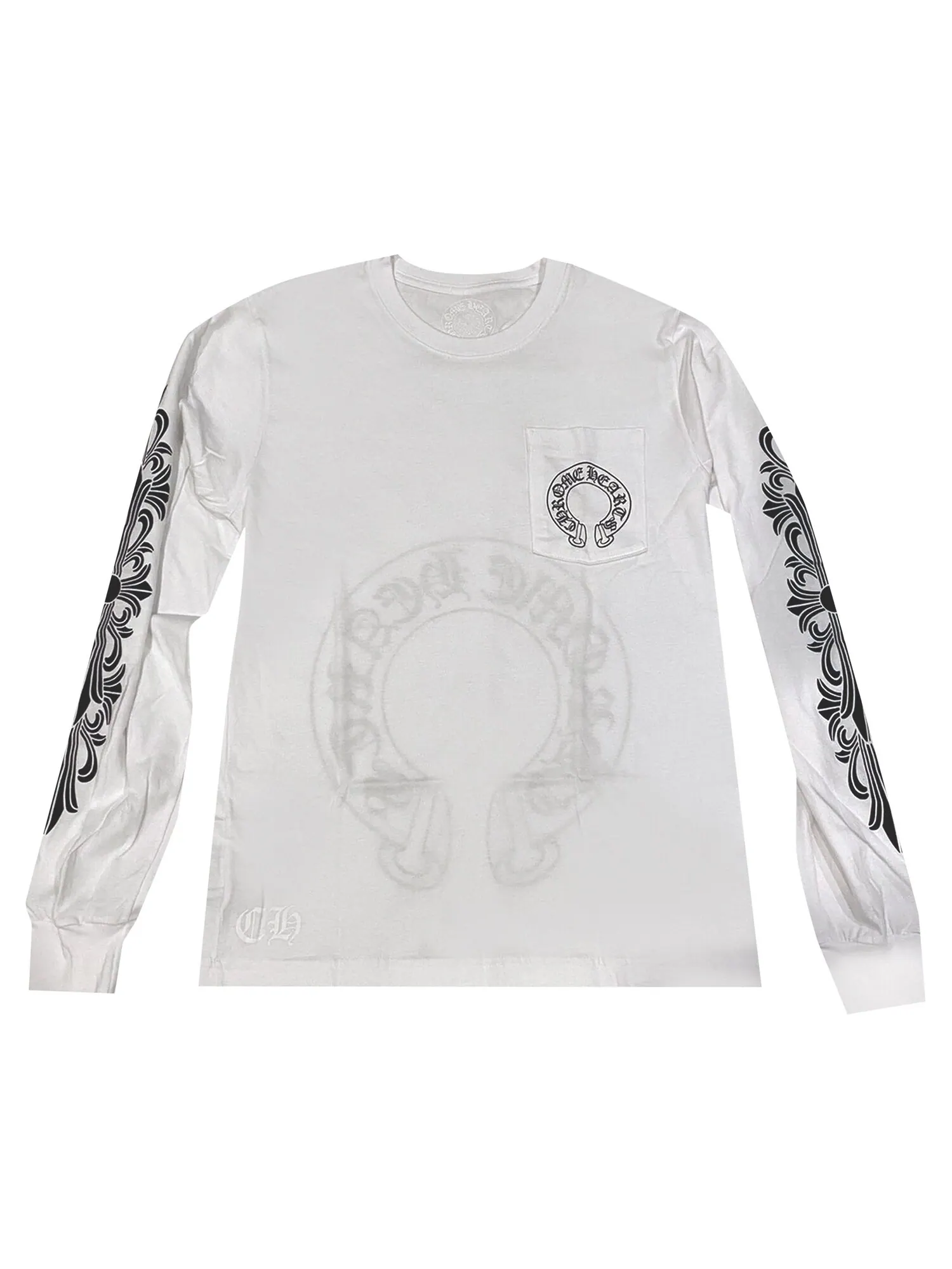 Лонгслив Chrome Hearts цветочный принт