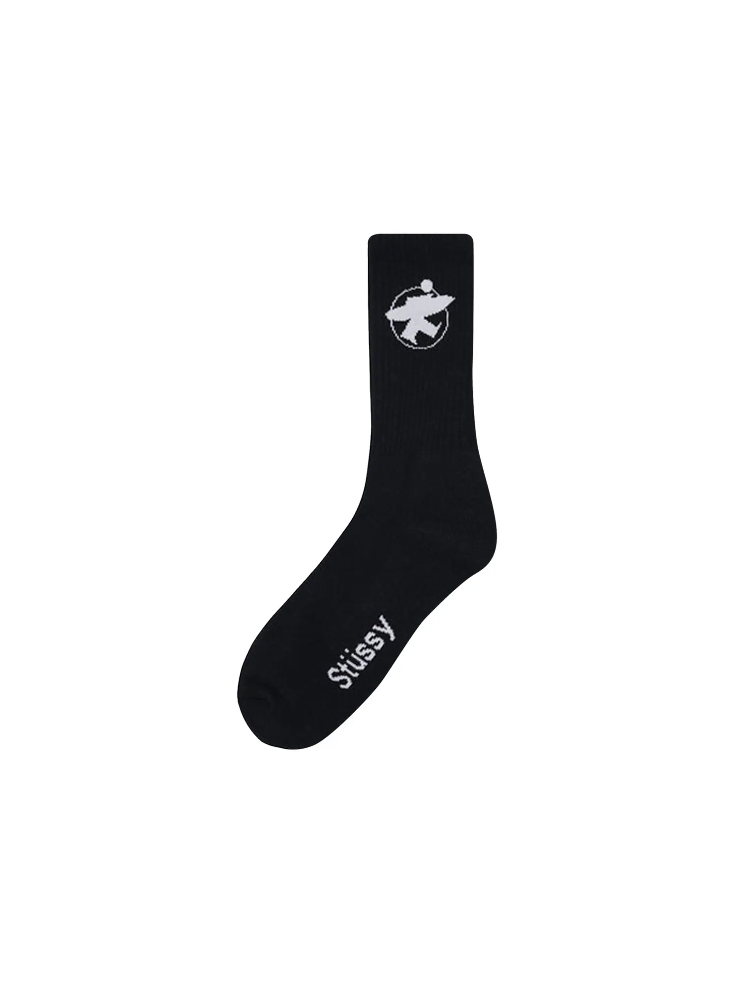 Носки Stussy Surfman Crew — изображение 1 из 2, черный/белый