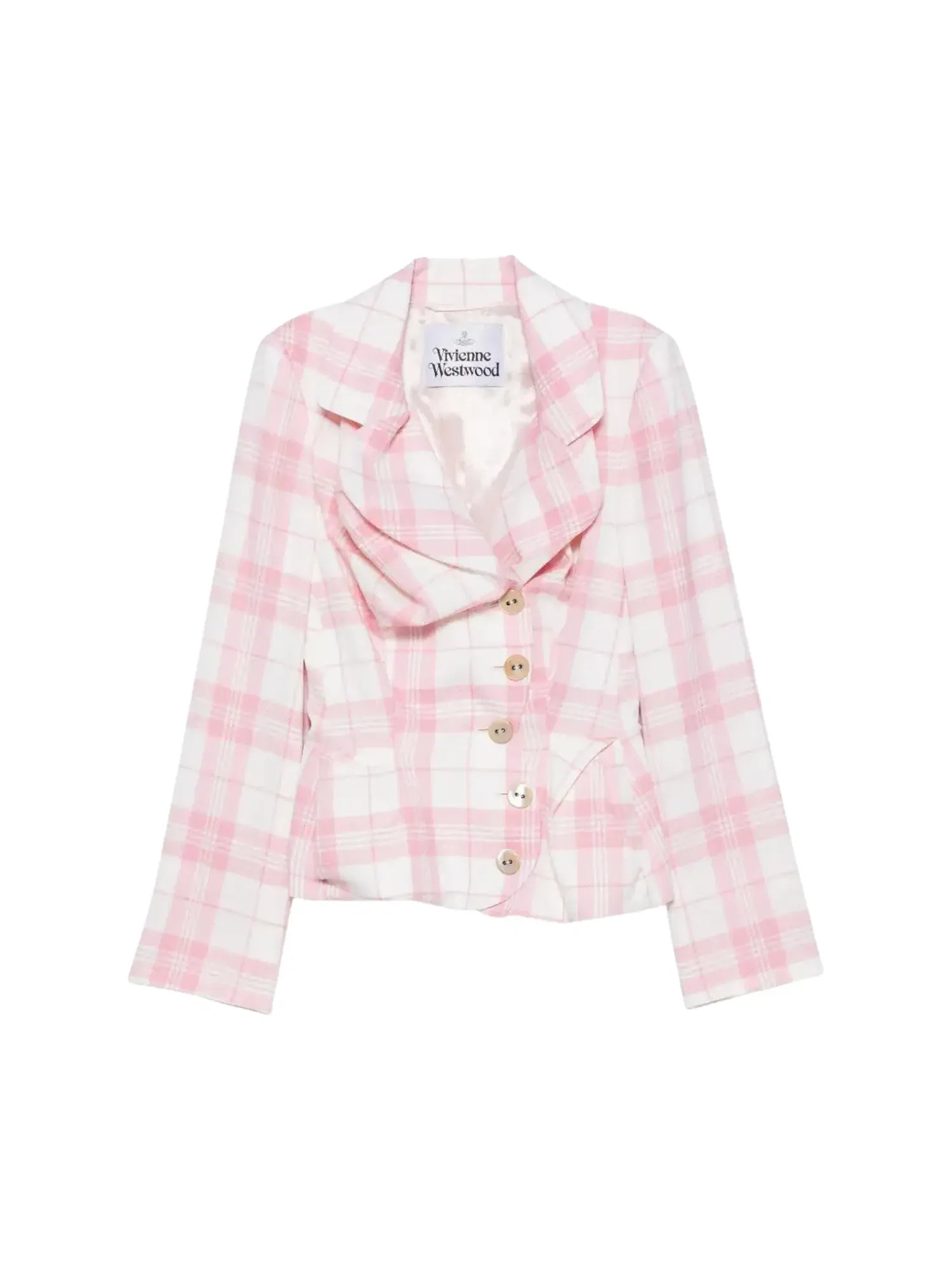 Пиджак Vivienne Westwood Drunken Tailored Jacket — розовый