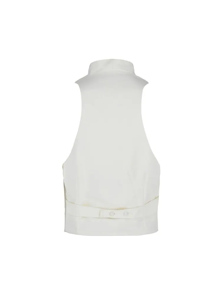 Жилет Ferragamo Surplice Vest — изображение 2 из 2, белый