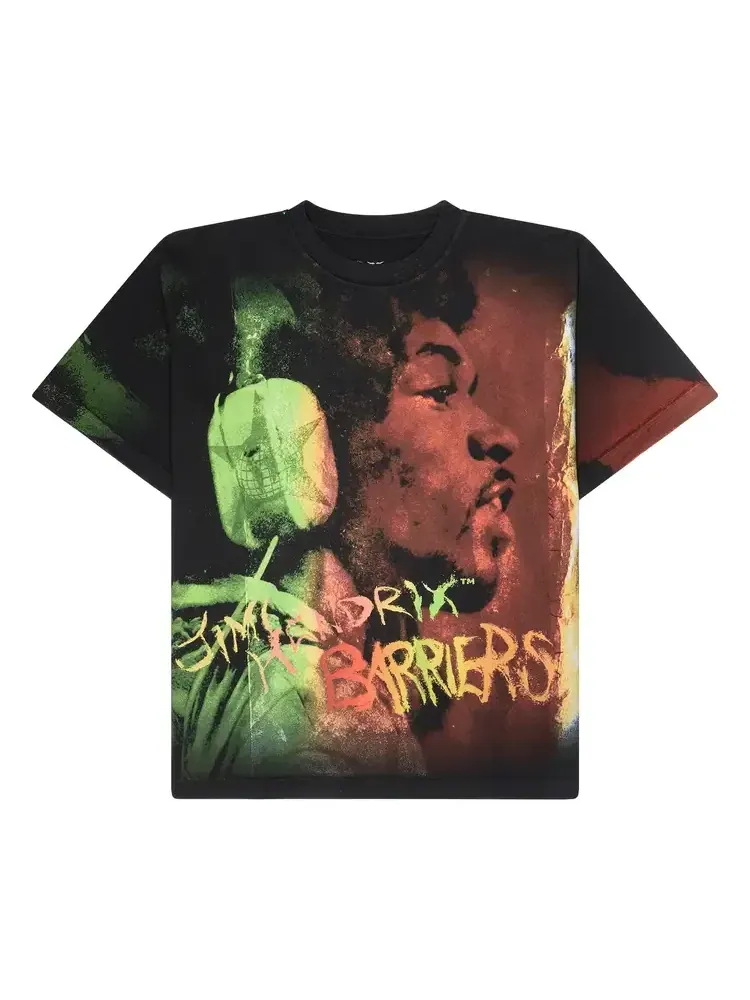 Футболка Barriers Alchemy Jimi Hendrix — изображение 1 из 1, черный